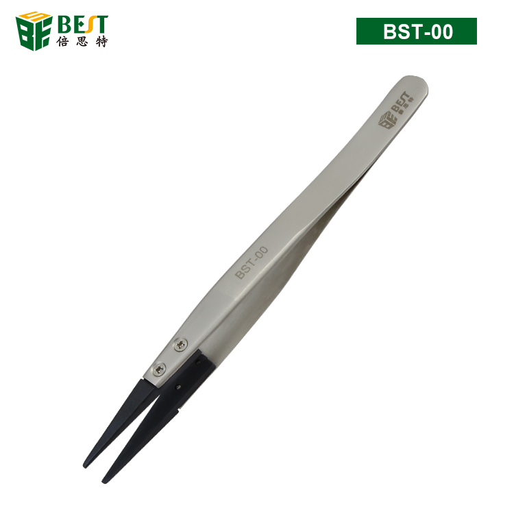 BST-00 防静电镊子可换头 碳纤维塑料换头镊子