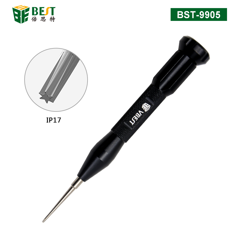 BST-9905-iP17 精密航空铝合金螺丝刀 S2螺丝刀头4IP 神舟火箭创意外观螺丝批 单支礼盒装